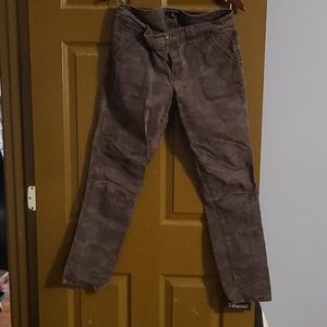 Gap sz 12R grey camo skinny pants NWOT